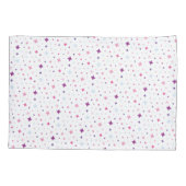 Blue Pink Purple Stars Cosmic Space. Kussensloop (Achterkant)