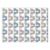 Blue Pink Staffordshire Dogs Ginger Jars Jar Tafelkleed (Voorkant (Horizontaal))