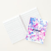 Blue Pink Stippen gratitude tijdschrift Notitieboek (Binnen)