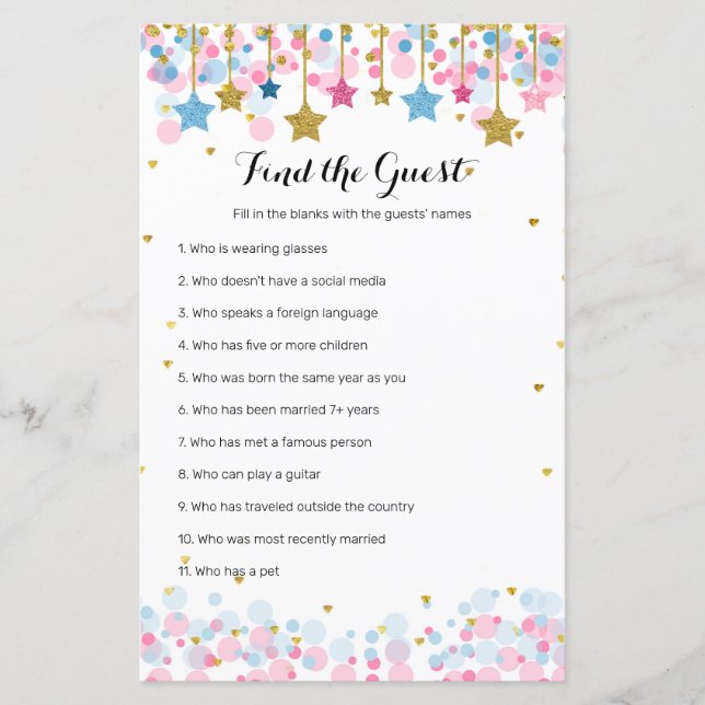 Blue Pink Twinkle Twinkle vindt de Raad (Voorkant)