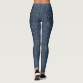Blue Pinstripe Business casual Leggings (Achterkant)