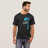 Blue Pipe Uw Bedrijfsnaam Kraan T-shirt (Voorkant volledig)