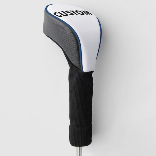 BLUE Piping Custom Golf Driver Headcover Blank (Schuin)