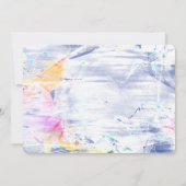 Blue Pisces Birthday (19 februari - 20 maart) Kaart (Achterkant)