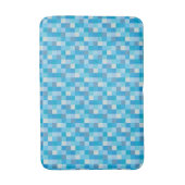 Blue Pixelated Badmat (Voorkant Verticaal)