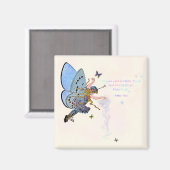 Blue Pixie Dust Magnet (Voorkant / Achterkant)