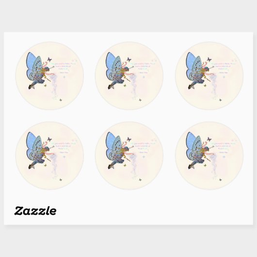 Blue Pixie Dust Stickers (Vel)