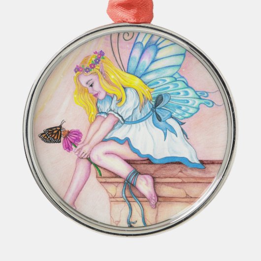 Blue Pixie Ornament (Voorkant)