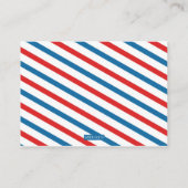 Blue Place Card Postal Service Collectie Plaatskaartje (Achterkant)