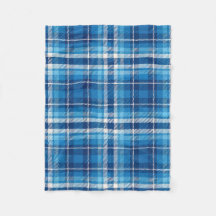 Blue Plaid Boerderij Stijl