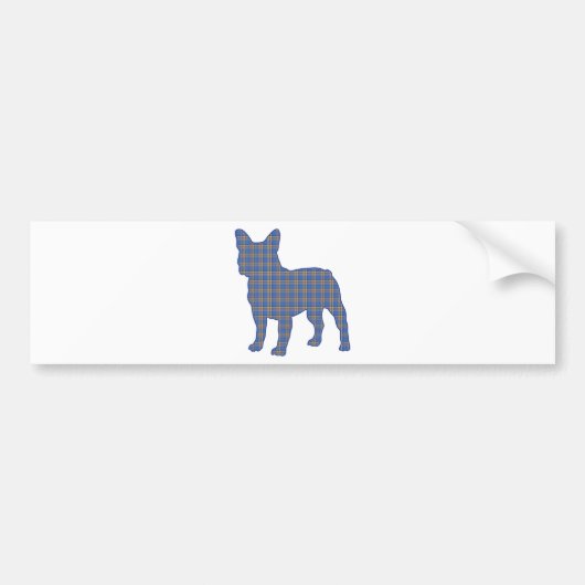 blue_plaid_ bumpersticker (Voorkant)