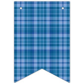 Blue Plaid Het is een Boy Baby shower Vlag Bunting Vlaggetjes (Eerste vlag)