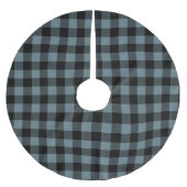  Blue Plaid Kerstboom Rok (Voorkant)