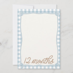 Blue Plaid Rodeo 12e maand Maandelijkse Kaart