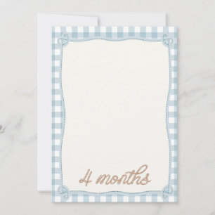 Blue Plaid Rodeo 4e maand Maandelijkse Kaart