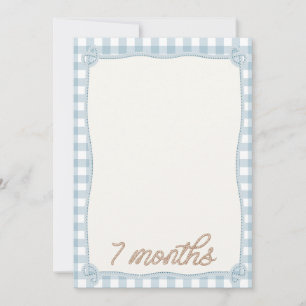 Blue Plaid Rodeo 7e maand Maandelijkse Kaart