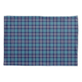 Blue Plaid Scottish St Andrews District Tartan Kussensloop (Achterkant)