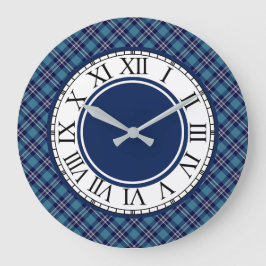 Blue Plaid St Andrews Scotland Tartan Grote Klok