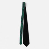 Blue Plaid Stars on Green Neck Tie Stropdas (Achterkant)