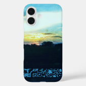 Blue Plaid Sunset Case-Mate iPhone Case (Achterkant)