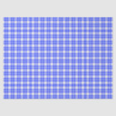 Blue Plaid Tissuepapier (Voorkant)