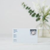 Blue Plain Business Visitekaartje (Staand voorkant)