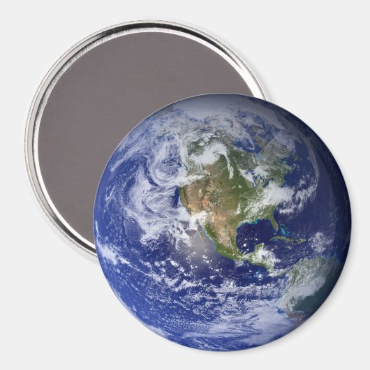 Blue Planet Earth Magneet (Voorkant / Achterkant)