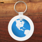 Blue Planet Earth Sleutelhanger (Voorkant)