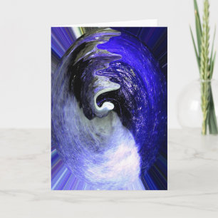 Blue Planet kunst Feestdagen Kaart