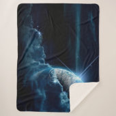 BLUE PLANET SHERPA DEKEN (Voorkant)