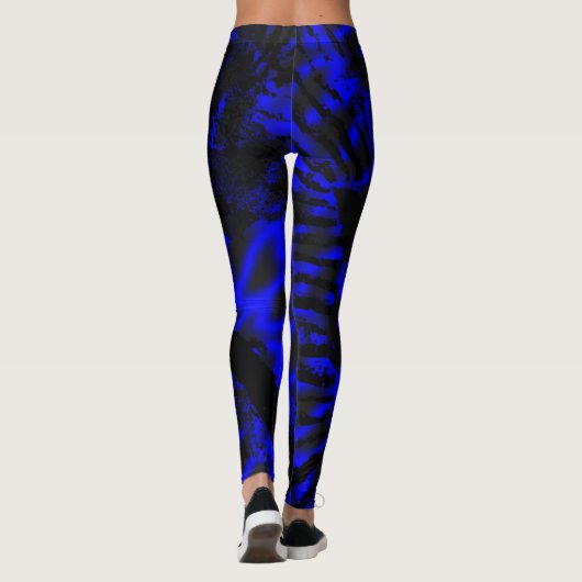 Blue Plasma Leggings (Achterkant)