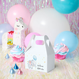 Blue Playful Elephants Bedankdoosjes