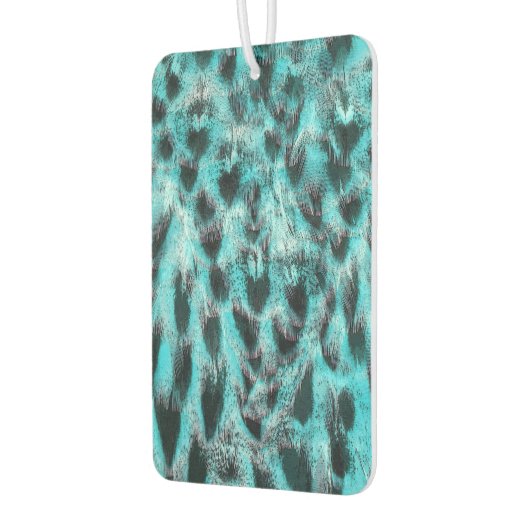 Blue plumage - cool feather design luchtverfrisser (Links)