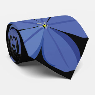 Blue Plumbago Flowers Stropdas