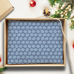 Blue Poinsettia Minimal Classic Whimsy Christmas Tissuepapier<br><div class="desc">Dit eenvoudige en minimalistische ontwerp is voorzien van mijn handgetekende bleke poinsettia op een donkerblauwe achtergrond voor een klassieke vibe die de nostalgie van het kerstverleden oproept,  terwijl de met de hand geïllustreerde elementen het een vleugje eigenzinnigheid geven. Originele kunst van Malissa Melrose.</div>