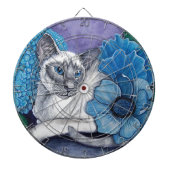 Blue Point Siamese Cat Dartbord (Voorkant)