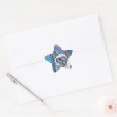 Blue Point Siamese Cat Ster Sticker (Envelop)
