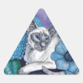 Blue Point Siamese Cat Sticker (Voorkant)