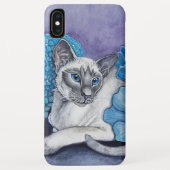 Blue Point Siamese kat Hoesje-Mate iPhone Case (Achterkant)