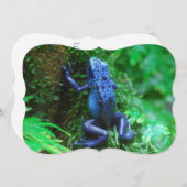 Blue Poison Arrow Frog Kaart (Voorkant / Achterkant)