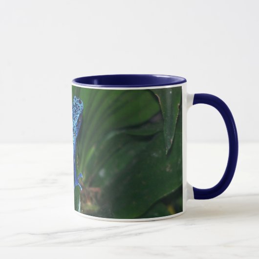 Blue Poison Arrow Frog Portrait Mok (Rechts)