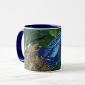 Blue Poison Arrow Frog Portrait Mok (Voorkant links)