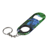 Blue Poison Arrow Frog Sleutelhanger Flessenopener (Voorkant Gekanteld)