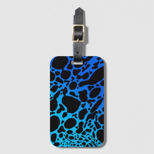 Blue Poison Dart Frog Bagagelabel (Voorkant (verticaal))