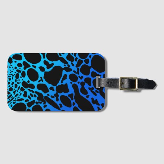 Blue Poison Dart Frog Bagagelabel (Voorkant (horizontaal))