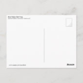 Blue Poison Dart Frog Briefkaart (Achterkant)