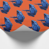 Blue Poison Dart Frog Cadeaupapier (Hoek)