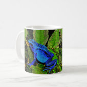 Blue Poison Dart Frog Dendrobates Azureus Koffiemok (Voorkant links)