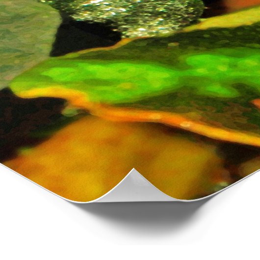 Blue Poison Dart Frog Dendrobates azureus Poster (Hoek)