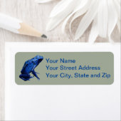 Blue Poison Dart Frog Etiket (Insitu)